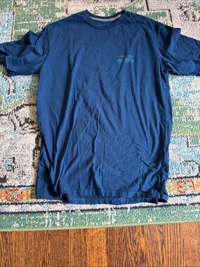 Patagonia Men's Short Sleeve Crew Tee - Deep Blue